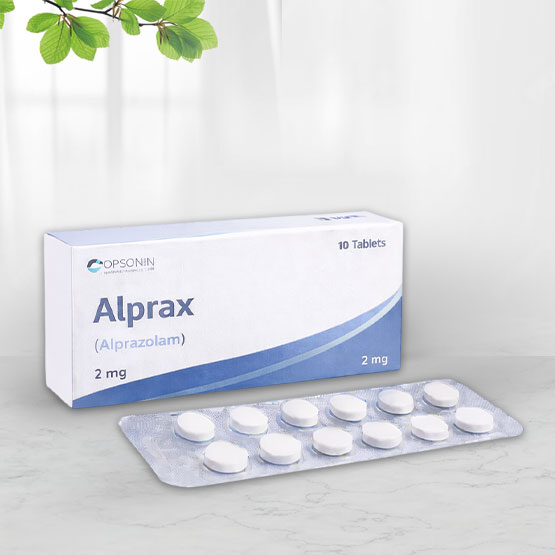 Alprazolam (Alprax) 2 mg - 10pcs