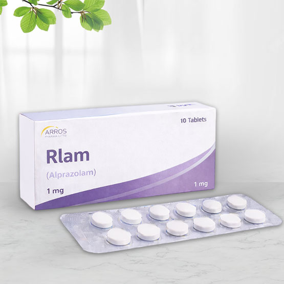 ALprazolam (Rlam) 1mg - 10 pcs