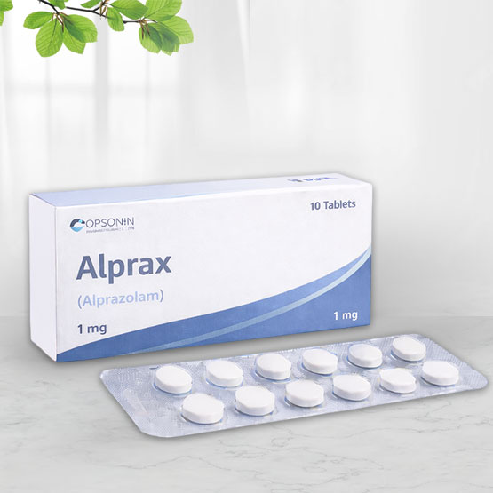 Alprazolam (Alprax) 1 mg - 10 pcs